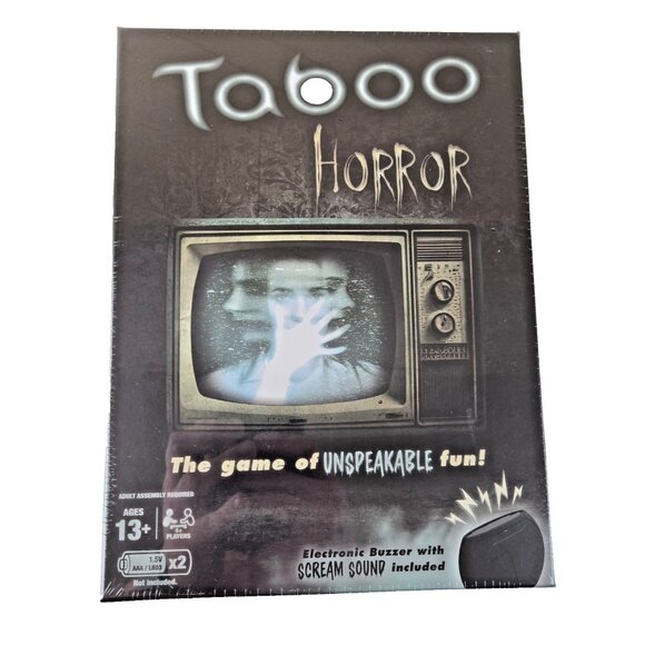 Taboo Horror The Game of UNSPEAKABLE Fun! Electronic Buzzer w/ Scream Sound - Picture 1 of 8
